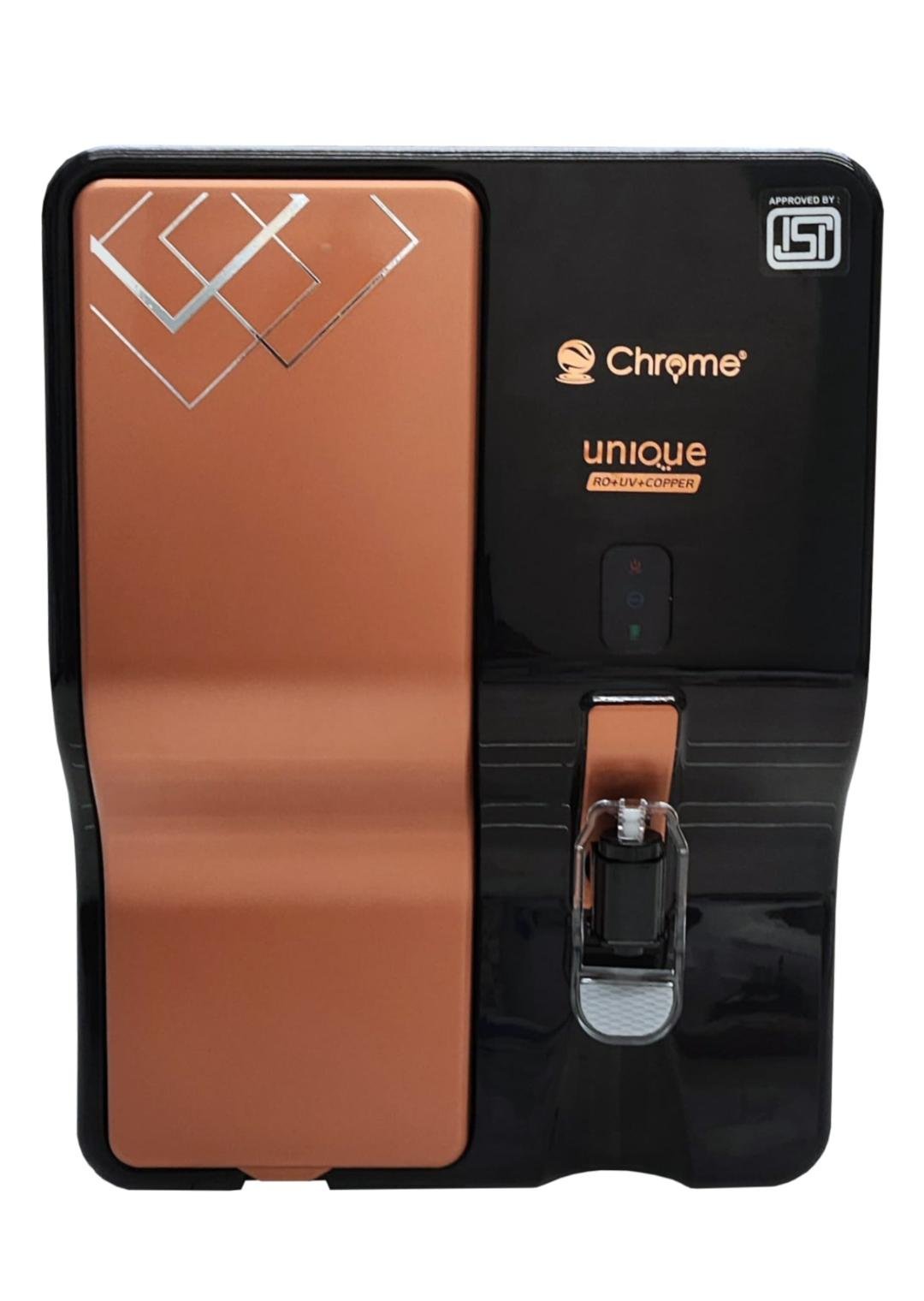 Chrome Unique RO Purifier Black Copper